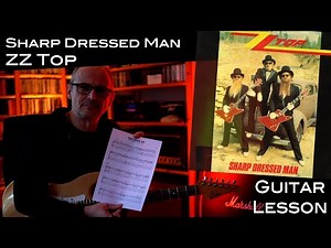 Sharp Dressed Man (ZZ Top) - Rhythm-Guitar - Lesson / Tutorial