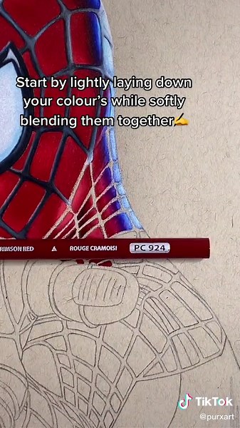 Spider-Man Blending Tutorial: How to Blend Colors for Realistic Drawings