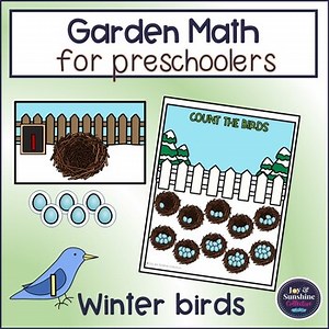 winter math activities birds