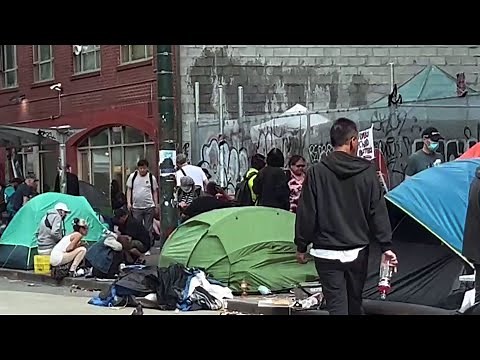 Walking Dead In Vancouver Downtown Eastside And Chinatown Crisis