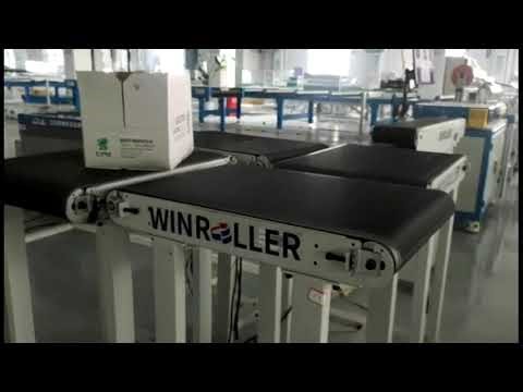 WINROLLER fast speed and response gearless motor roller.#conveyor #roller #automation #brushless