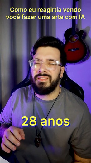 Como eu reagiria se você você me falasse que fez uma arte com Inteligência Artificial