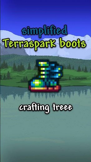 Terraspark boots crafting guide #terraria #terrariaost #terrariabeginner #shorts