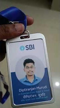 Received my SBI ID card