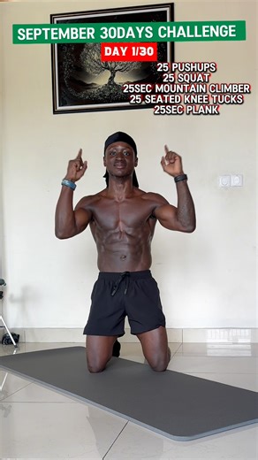 Every rep is one step closer. Day 1 of the September Challenge, let’s build something crazy this month Drop a 💯if you’re in . . . . #challenge #workout #exercise #september #winterarc #fitness #calisthenics #homeworkout #facebook | Fritz Fitness