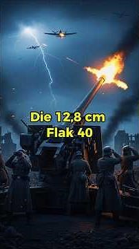 Die 12,8 cm Flak 40 – Deutschlands gewaltigste Flugabwehrwaffe | Vergangene Imperien