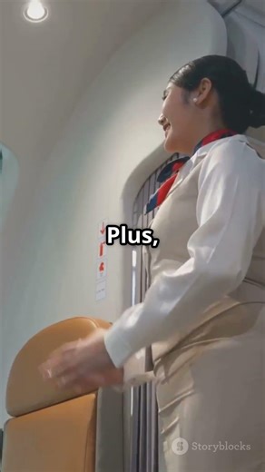 Why Flight Attendants Touch the Door Frame #automobile #airplane #aviation #facts #flight #travel