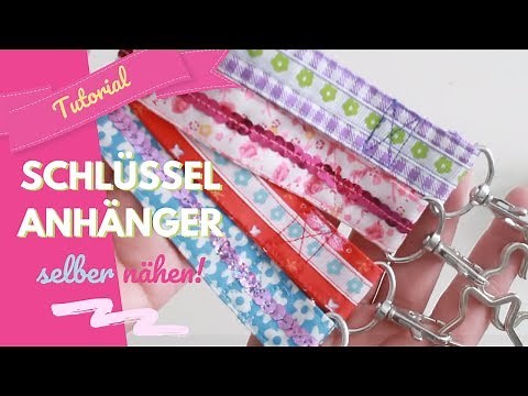 Nähideen aus Stoffresten - einfache Schlüsselanhänger selber nähen!