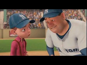 No hay Héroe pequeño 2006 Yankee le devuelve a babe su bate y le ponen a batear Español Latino