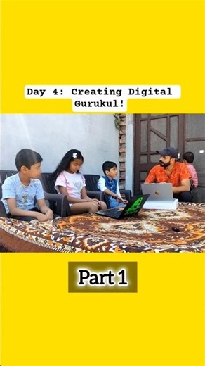 Bringing Gurukul to your Smartphone! 🧘📱 #Day4 #digitalgurukul
