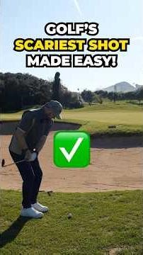 Golfs SCARIEST Shot Made Easy - 3 Simple Golf Tips #golf #golfadvice