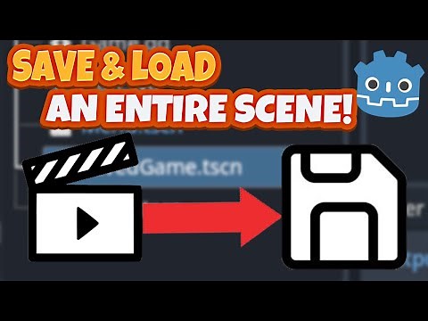 Save & Loading a Scene (.tscn) Using Resources!