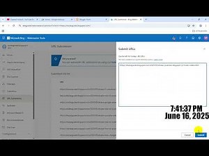 Blogspot SEO Tricks 03: How to Index Blogger Website Posts on Bing Search Console