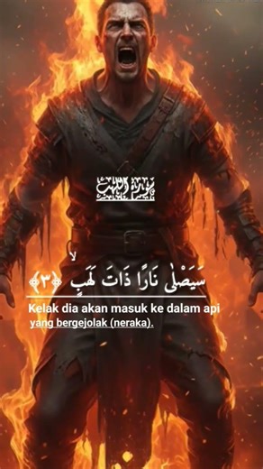 #surah Al lahab dan terjemahannya