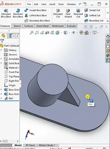 Ho to solve rib problem in solidworks #solidworks#loft#3dmodeling #3ddesign#righttech_design