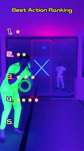 Lasers + Parkour + Tic Tac Toe = 🤯 Vs ‪@BrandonA7‬