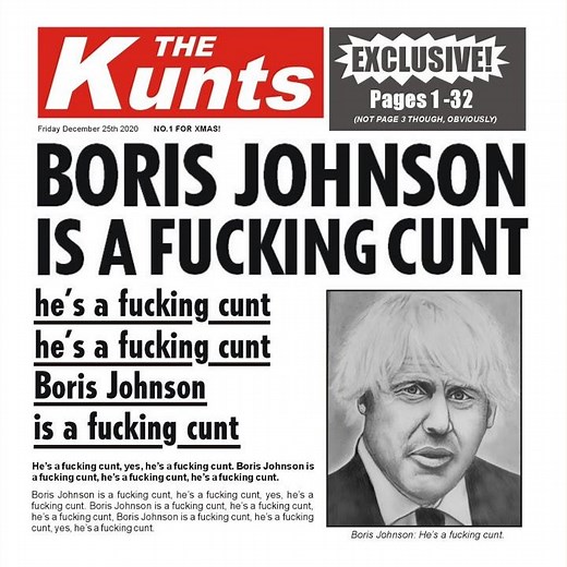 Boris Johnson is a Fucking Cunt (Single Edit)