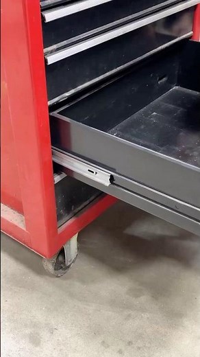 How to install ball bearing slides in your old toolbox #diy #craftsman #toolbox