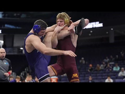 Highlights: #7 Gopher Wrestling Wins at Northwestern