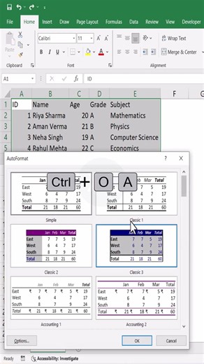 Stop Designing Tables Manually – Work Smart in Excel