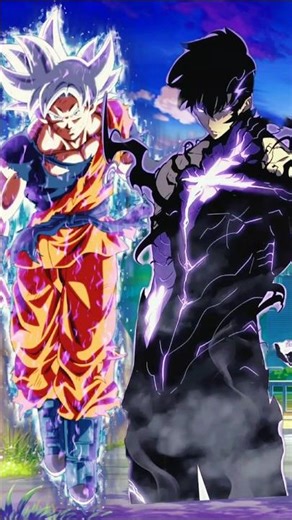 Goku vs Sung Jin-Woo | Form Evolution 🌌 | Who Wins? #amv #goku #jinwoo #animevs #anime