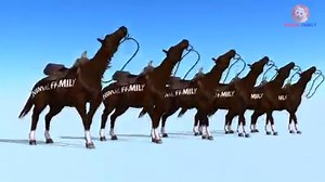 Learn Colors With Horse Horse Colorful Songs Learn Colours Animals for Kids