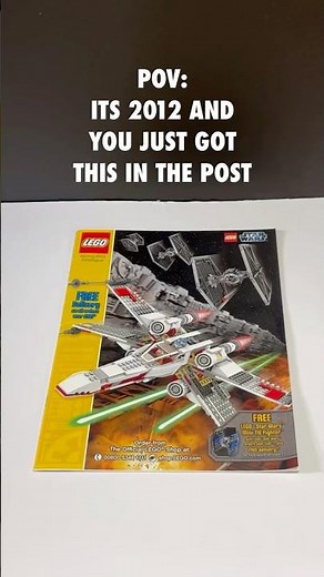 POV: It's 2012, and you just got this LEGO STAR WARS CATALOGUE in the post!