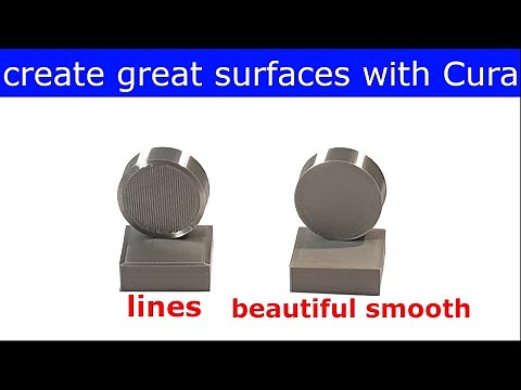 great 3d printed surfaces with cura
