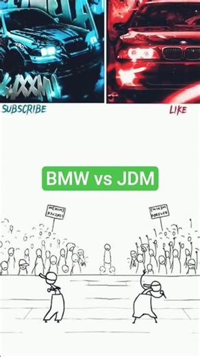BMW vs JDM: The Ultimate Battle! 🏎️💥 #Shorts #Cars # short video