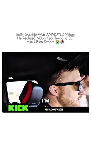 Justin Gaethje Was ANNOYED When He Realized N3on Kept Trying to SET Him UP on Stream 🥹🥀 #viral #fyp
