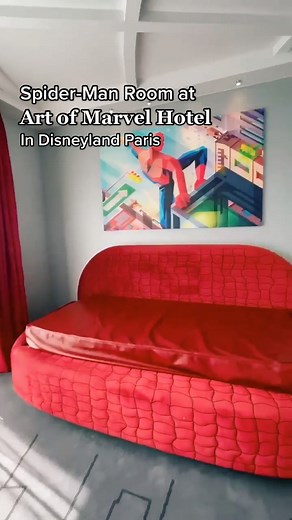 Art of Marvel Hotel: Spider-Man Rooms at Disneyland Paris