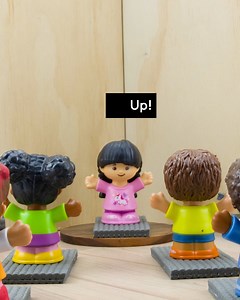 In exercise class, do they grade with letters or stickers? | Fisher-Price