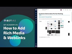 How to Add Rich Media & Links