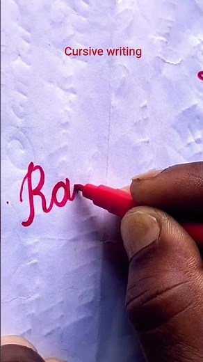 Hoe to write cursive handwriting in English ll cursive handwriting practice ll