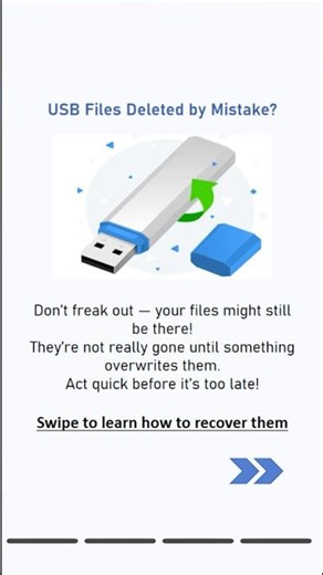 How to Recover Deleted USB Files in Minutes #filerecovery #shorts