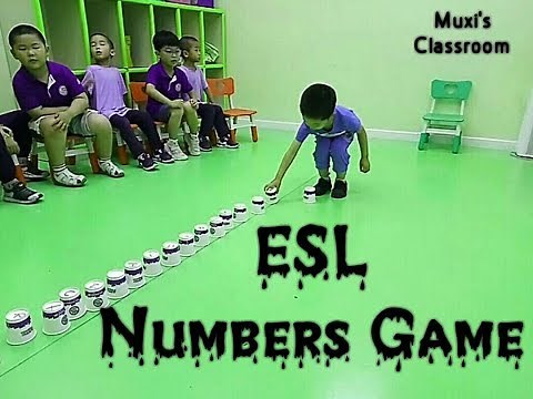 214 - ESL Math Game using Cups | Numbers Game | Counting Game | Mux's ESL games |