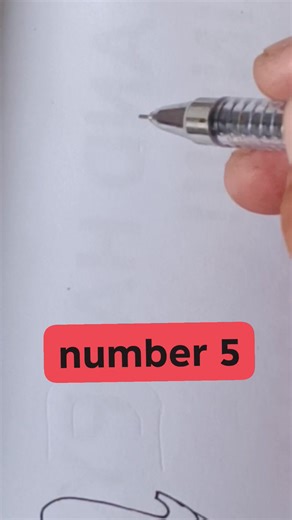 1.2K views | number 5 na may shadow #alexistuyorpage #calligraphy #art #lettering | Alexis Tuyor Page | Facebook