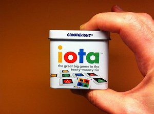 Iota — a fun card game that comes in a small tin box