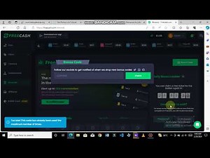 FreeCash - Redeem Bonus Code!!