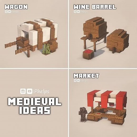 Medieval Structures Showcase in Minecraft