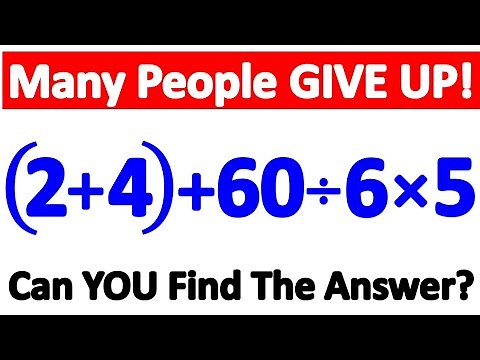 🔥 Very Tricky Math Challenge That 98% of People Get WRONG! Will YOU? 🤔