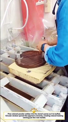 Creating Faux Marble Patterns on Natural Stone
