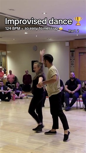 FASTEST song improvised dance competition 😍1st place 🏆 They(Part 2) #dance #randompartner #dancers #dancevideo #talent #challenge #random #rockmusic #Macarena #reelsfb #reelsvideo #shortsvideos #LindaCollier | Dance Movie-WCS