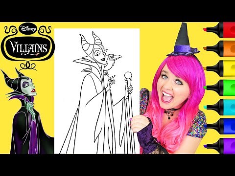 Coloring Maleficent | Disney Villains