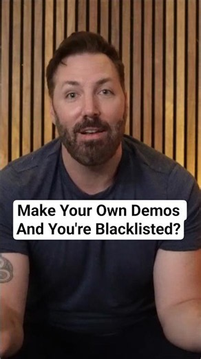 No, you won't get blacklisted for making your own voiceover demos. Here's what actually happens....