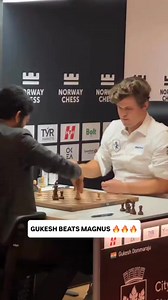 Gukesh beats Magnus Carlsen 🔥🔥🔥 #Gukesh #carlsen #magnuscarlsen #NorwayChess2025 | Odchessworld