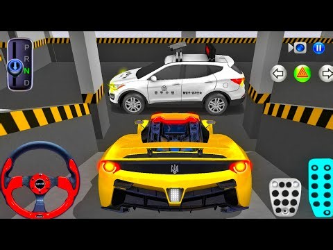 🚗 New Golden High Speed Car For Parking 🧰 | 3D Driving Class 2025 ⚡ | Best Android & iOS Gameplay 🎮🔥