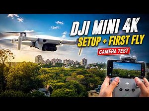 DJI Mini 4K Setup & First Flight Test 🚁 | Complete Beginner Guide | Fly Check & Camera Test