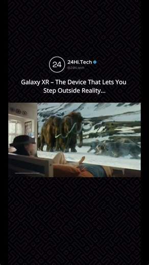 24🚀 on Instagram: "This isn’t a screen — it’s a dimension. The Galaxy XR merges extended reality visuals, AI depth sensing, and quantum-grade displays that bend light like your eyes never could. It maps your world in real time, blends digital layers with reality, and reacts to your movement with millisecond precision. It doesn’t show the future — it puts you inside it. 🚀✨ Authors: SAMSUNG Do you like technology? Subscribe @24hi.tech #samsung #galaxy #real #xr #digital #maps #blen