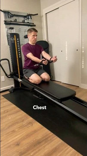 Chest and triceps exercises on the Total Gym GTS / Encompass #shorts #totalgym